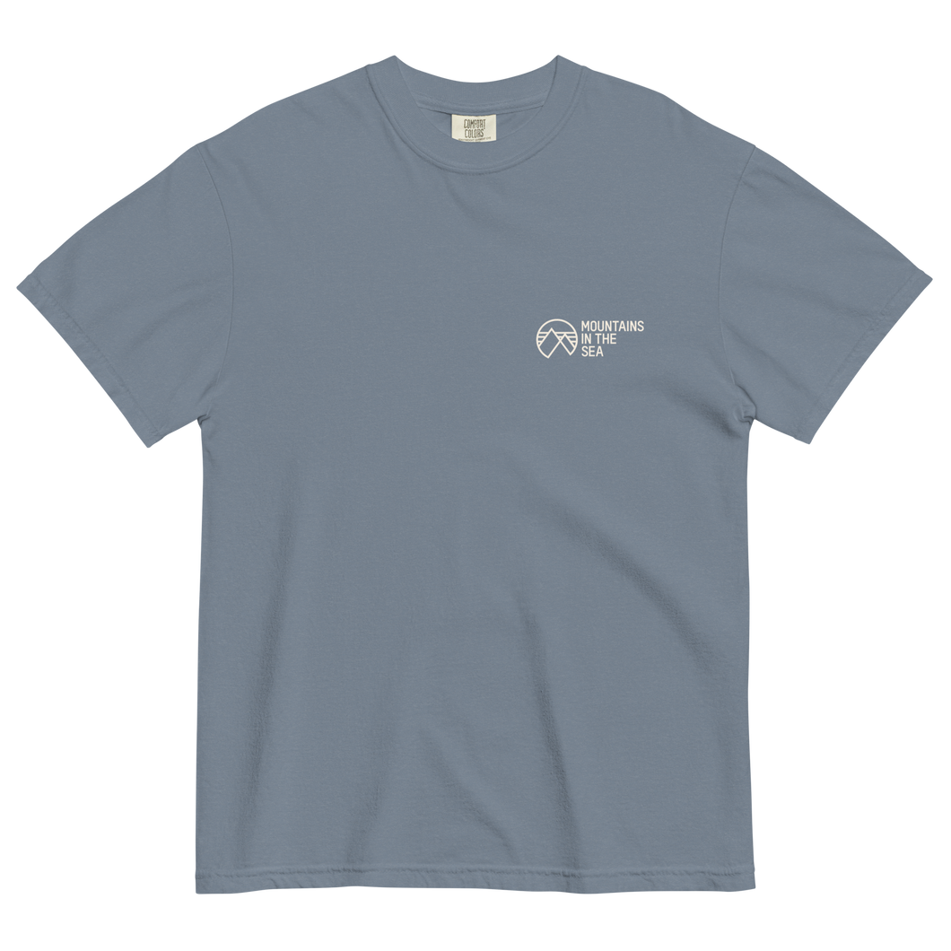 Logo heavyweight tee (blue)